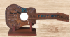 21st Samoan key Design guitar with name in paua 