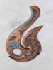 50th Maori Hook with paua