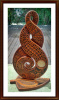 21st Maori Twist with Maori and Samoan designs on a Fern Base